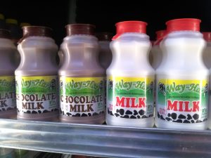 Way-Har Farms Chocolate Milk and Regular Milk, available at the Dairy Store in Berks County PA.